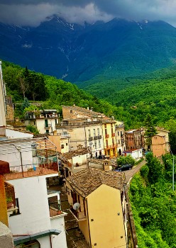 in the Abruzzo hills